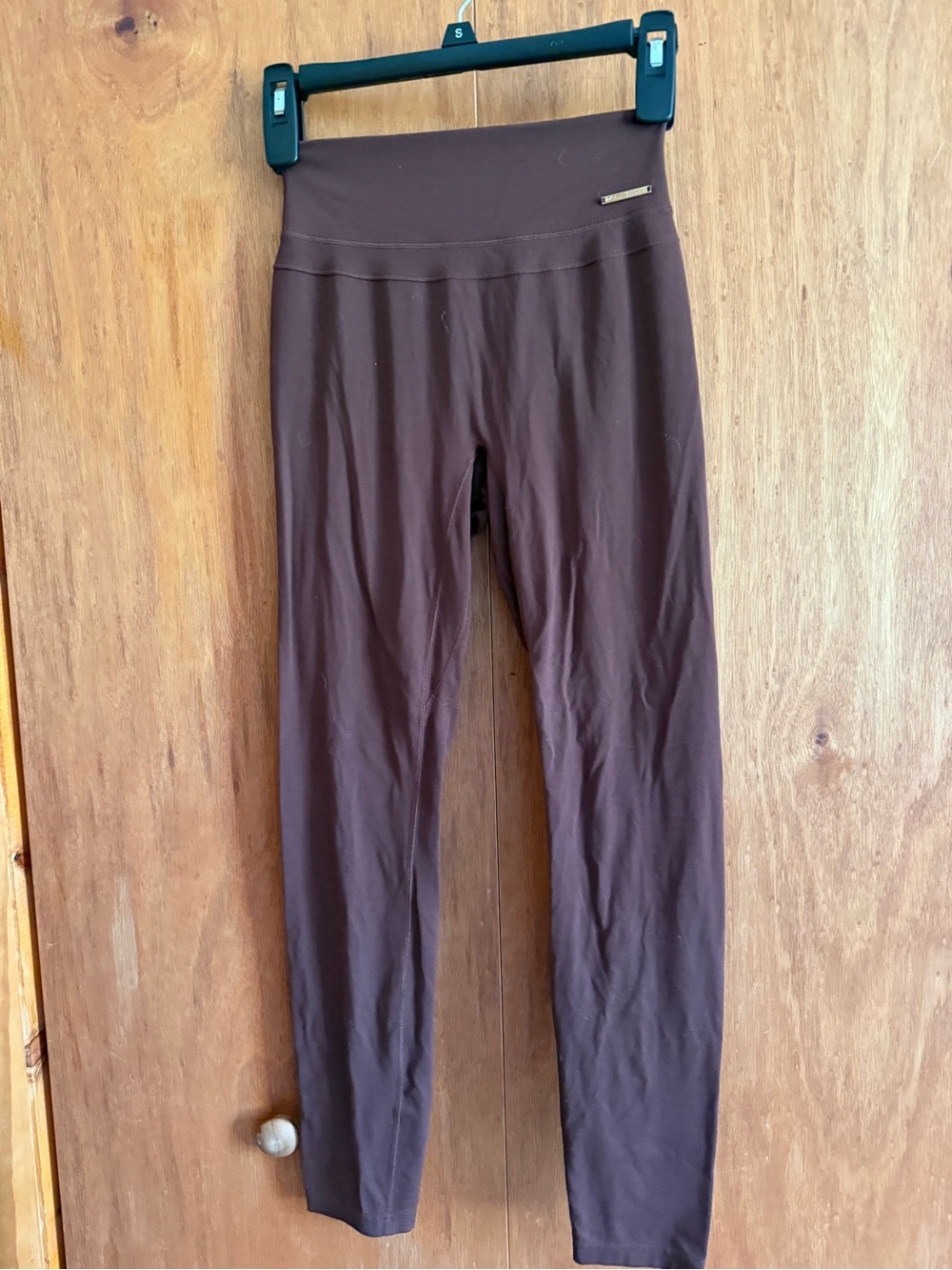 Gymshark Whitney Simmons High-Rise Leggings with Gold Logo Plaque